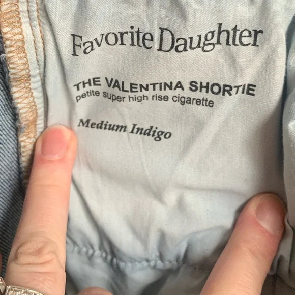 Favorite Daughter Valentina Shortie Petite Cigarette Jeans Size 30 - Picture 7 of 10